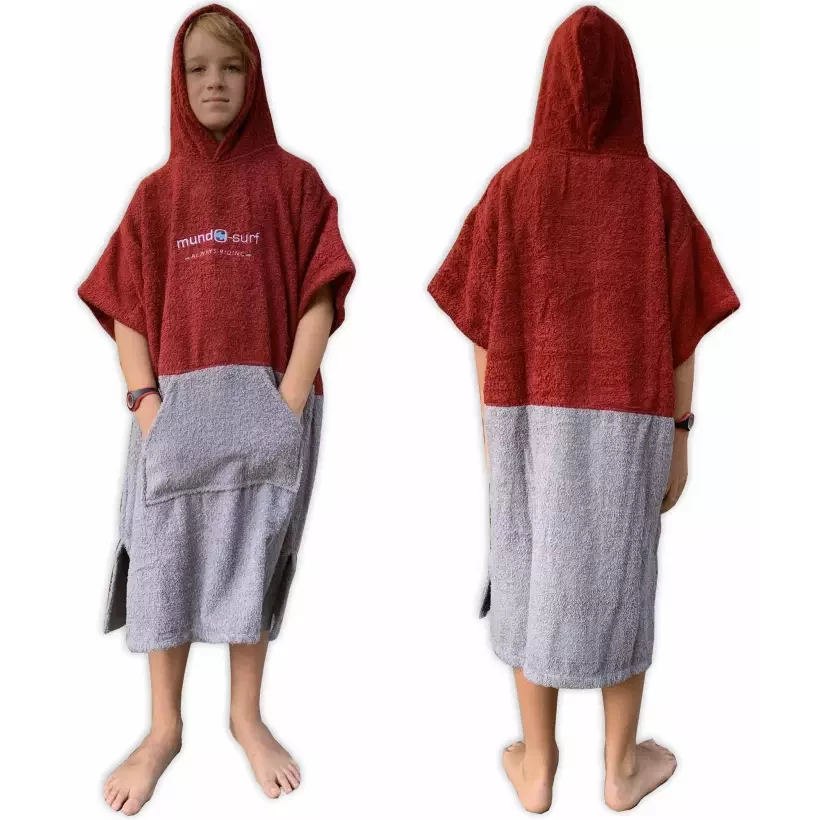 Poncho Mundo-Surf Junior Bicolor