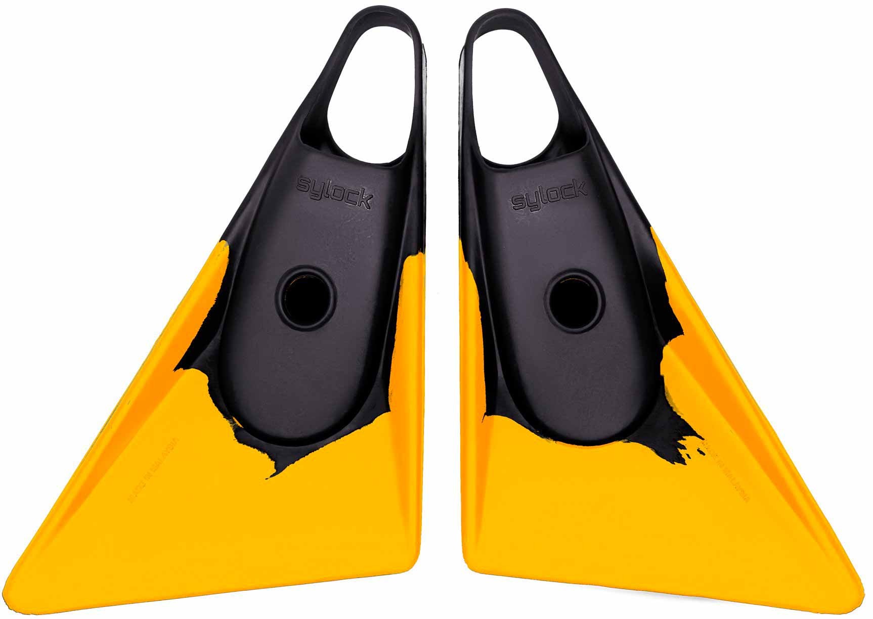 Pé de pato bodyboard Limited Edition Sylock Preto/Amarelo
