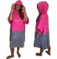 Mundo-surf Womens Bicolor Poncho