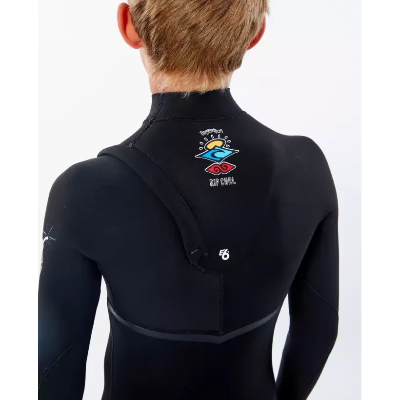 Wetsuit Rip Curl Flash-Bom 4/3mm Borst-Zip