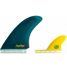 Fins Feather Twin Fin 2+1 A.I. Single Tab