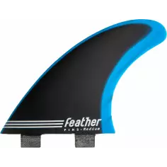 Dérives de surf Feather Fins Fiberglass Blue & Black