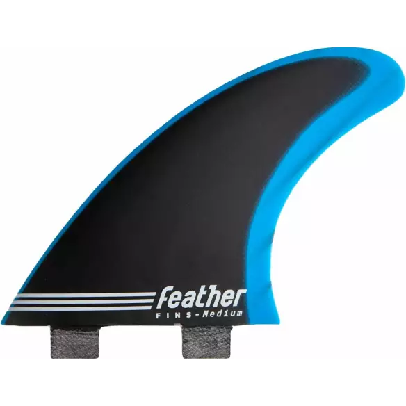 Surfboard fins Feather Fiberglass Blue & Black Surfboard fins Feather Fiberglass Blue & Black