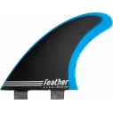 Surfboard fins Feather Fiberglass Blue & Black