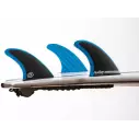 Quilhas surf Feather Fins Fiberglass Blue & Black