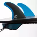 Dérives de surf Feather Fins Fiberglass Blue & Black