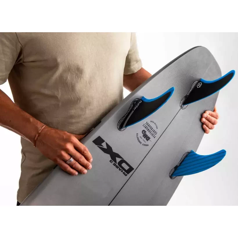 Finnen Feather Fins Fiberglass Blue & Black