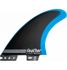 Dérives de surf Feather Fins Fiberglass Blue & Black