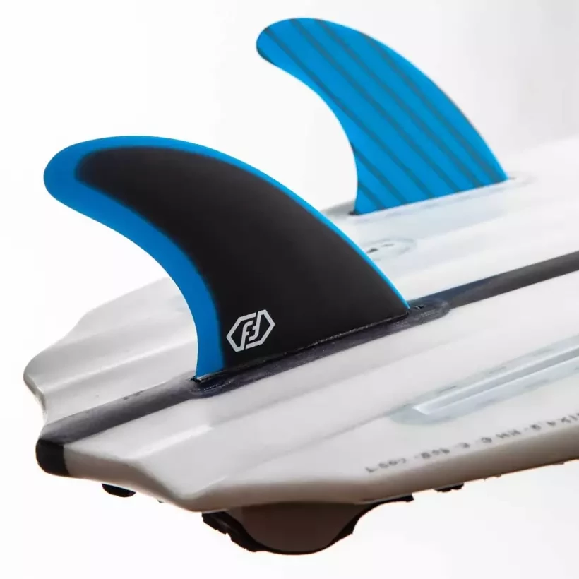 Dérives de surf Feather Fins Fiberglass Blue & Black
