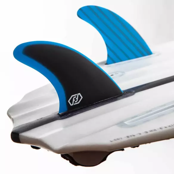 Dérives de surf Feather Fins Fiberglass Blue & Black Dérives de surf Feather Fins Fiberglass Blue & Black