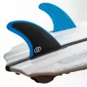 Quilhas surf Feather Fins Fiberglass Blue & Black