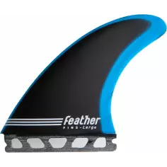 Dérives de surf Feather Fins Fiberglass Blue & Black