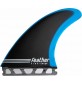 Finnen Feather Fins Fiberglass Blue & Black