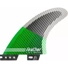 Ailerons de surf Feather Fins Ultralight Black Hexa Core