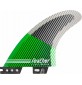 Quilhas surf Feather Fins Ultralight Black Hexa Core