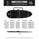 boardbag Fish Shortboard Lite