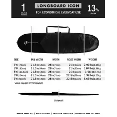 boardbag Creatures Longboard Lite 2