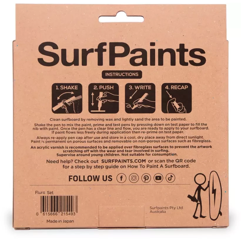 Surfplank verf SURFPAINTS Fluro