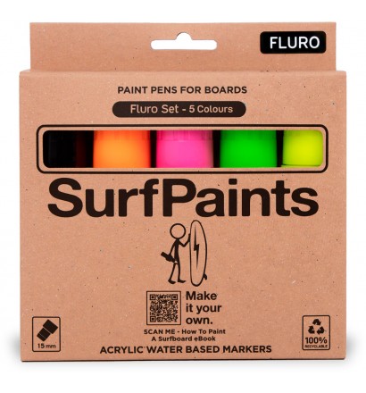 Peintures pour planches de surf SURFPAINTS Fluro