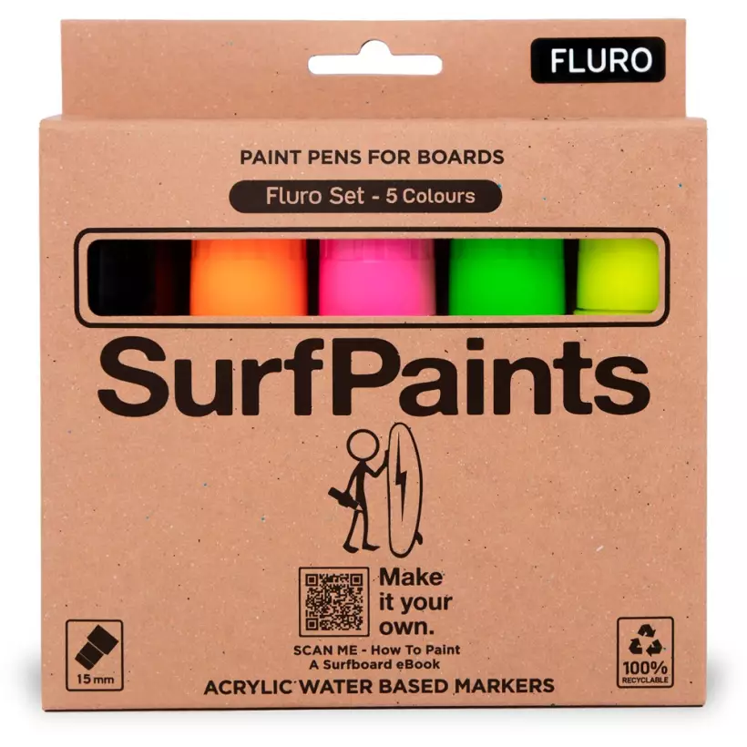 Tintas para pranchas de surf SURFPAINTS Fluro