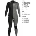 Combinaison Xcel Comp Womens 4/3mm