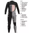 neopreno XCEL Infiniti 4/3mm