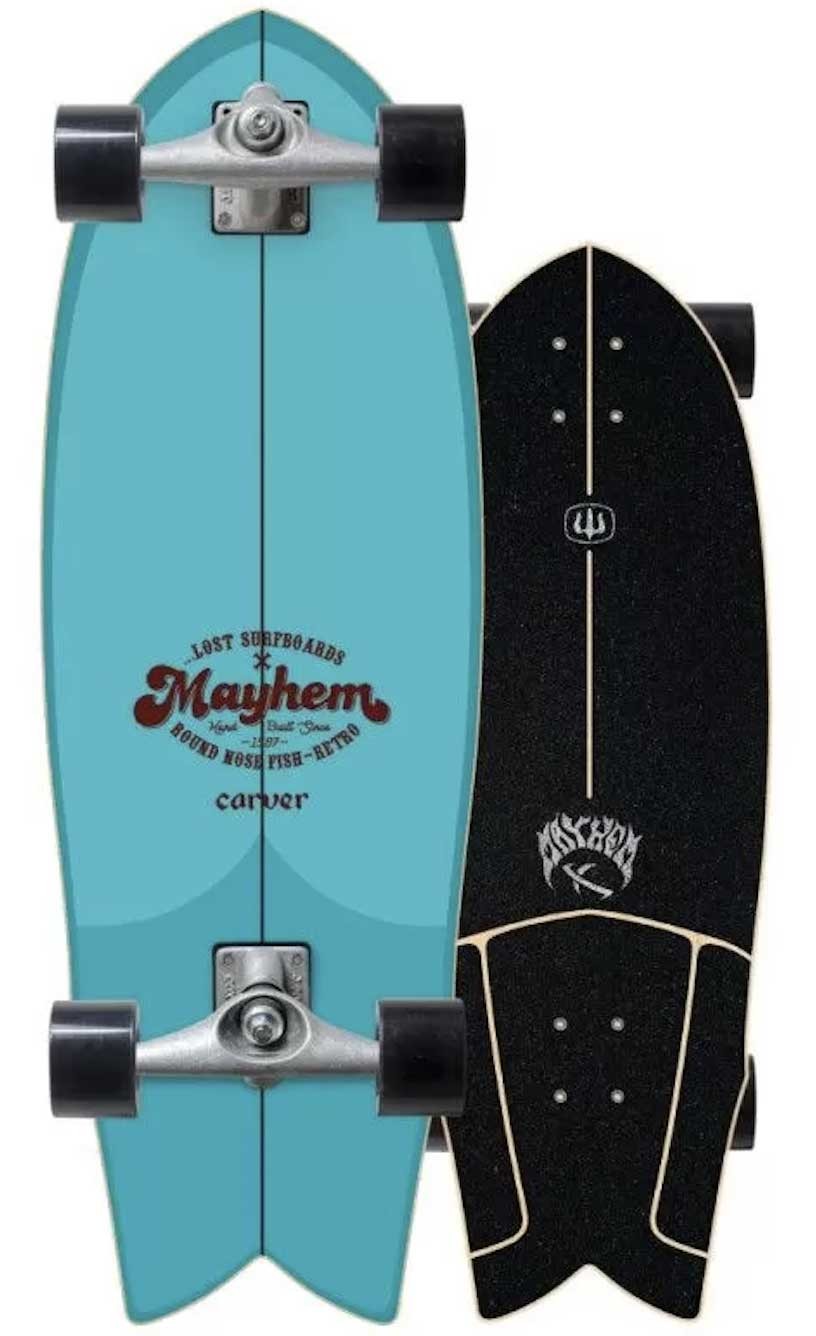 Mayhem sales carver skateboard