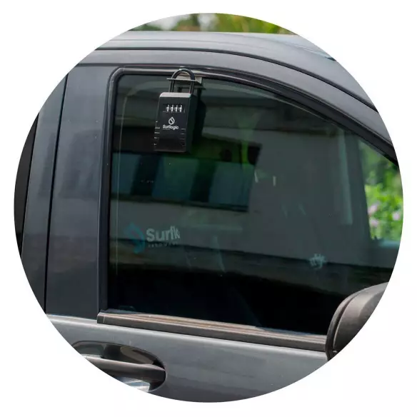 soporte de ventana para candado Surf Logic