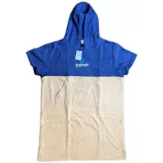 Poncho asciugamano Surf Logic Blu e Beige