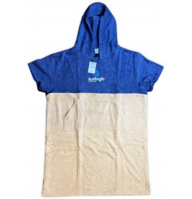 Poncho Surf Logic Blue & Beige