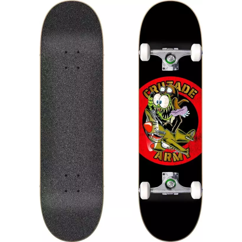 Skateboard Cruzade Army Aircraft 8,125'' Complete