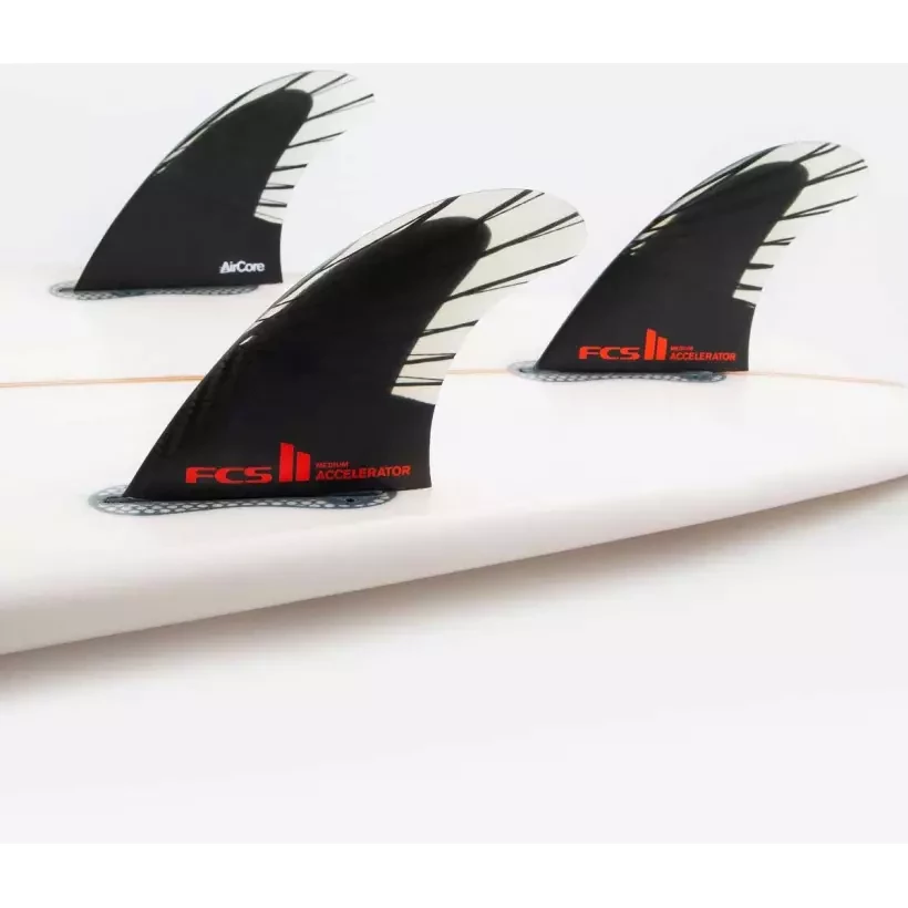 Ailerons de surf FCSII Accelerator PC Carbon