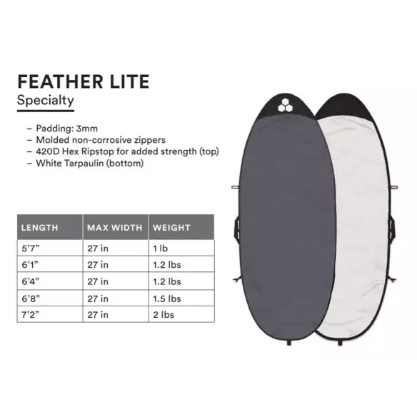 Housse Channel Island Feather Light Specialty Day Bag Housse Channel Island Feather Light Specialty Day Bag