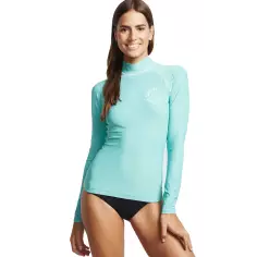 Bañador Rip Curl Sun Dance UPF Surf manga larga negro mujer