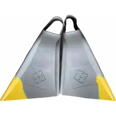 Hubboard AirHubb Bodyboard Fins Cut Grey