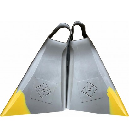 Hubboard AirHubb Bodyboard Fins Cut Grey