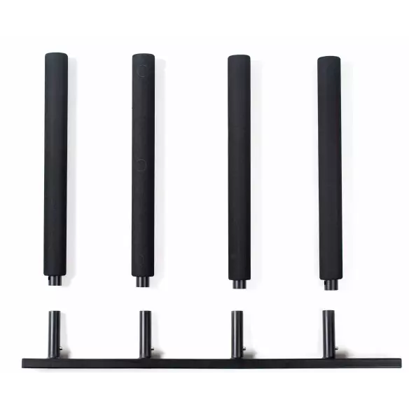 eenvoudig surfplankrek Ocean & Earth Longboard Timber Wall Rack