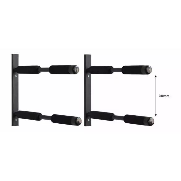 Supporto a parete per 2 tavole da surf Ocean & Earth Wall Mount Stack Rax Supporto a parete per 2 tavole da surf Ocean & Earth Wall Mount Stack Rax