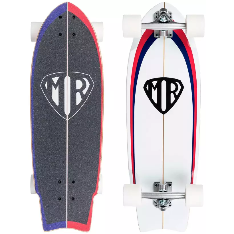 Skateboard cruiser Quiksilver MR Retro WHT