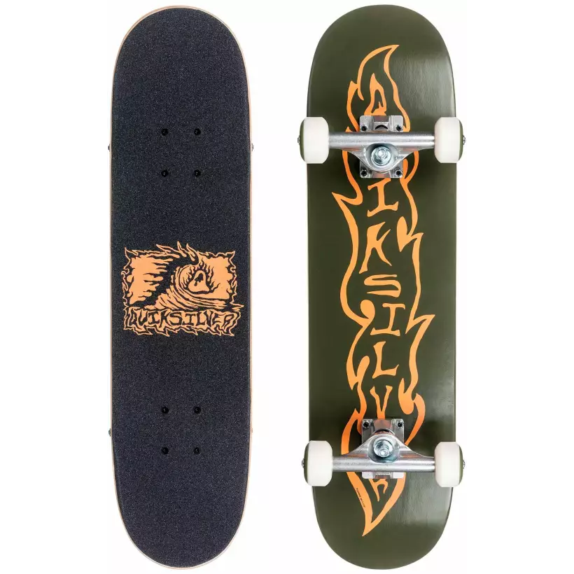 Skateboard Quiksilver Flaming