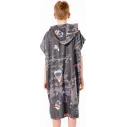 Poncho Rip Curl Print Black Junior