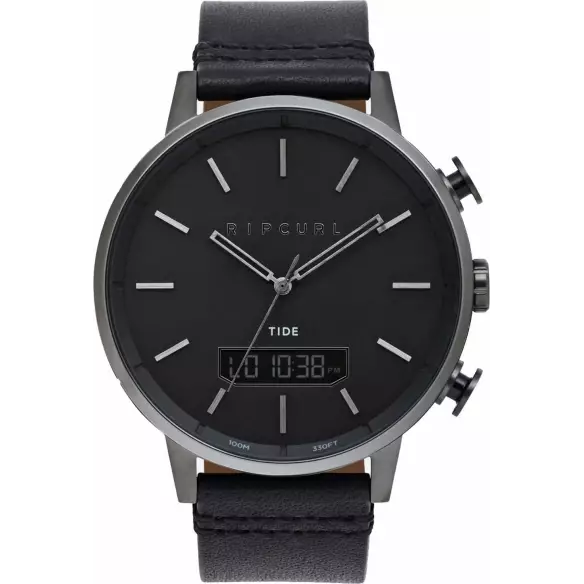 relógio de maré Rip Curl Detroit Tide Digital Leather relógio de maré Rip Curl Detroit Tide Digital Leather