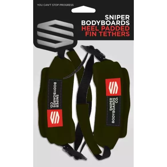 Sniper Heel Strap Fin Tethers Black