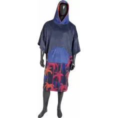 Poncho asciugamano Madness Navy Palm