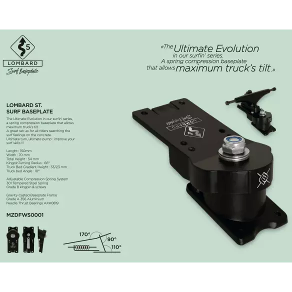 Planche de surfskate Flying Wheels Parrot 29''