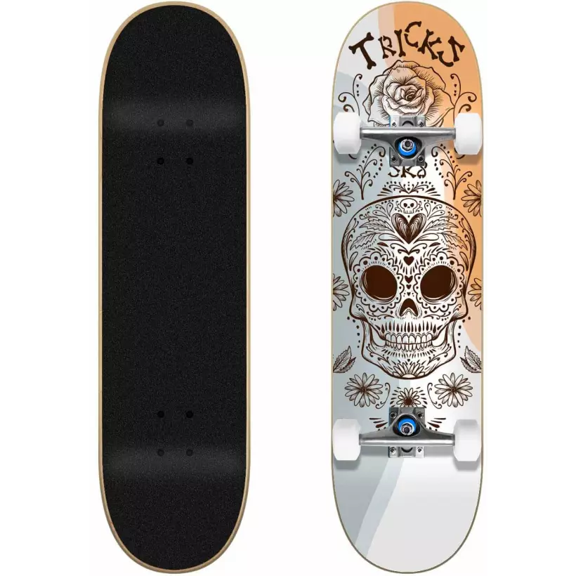Complete Skateboard Tricks Peace 7.75″