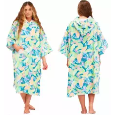 Poncho Billabong Womens Marine Tropic