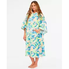 Poncho Billabong Womens Marine Tropic 2