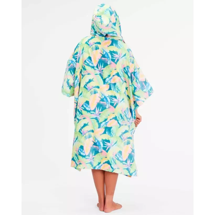 Poncho Billabong Womens Marine Tropic