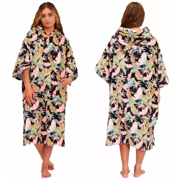 Poncho Billabong Womens Jungle Night
